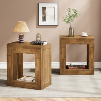 2-tier Farmhouse Side Table (set Of 2) by 17 Stories