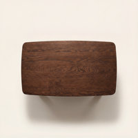 Solid Oak Coffee Table With Shelf by Latitude Run