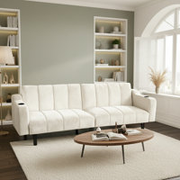 80" Modern Upholstered Sofa for Living Room by George Oliver