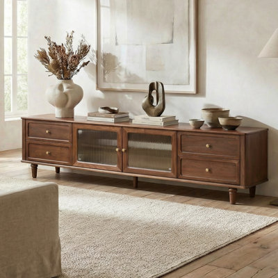North American Walnut TV Stand by Canora Grey