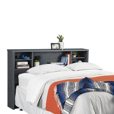Full/Queen Bookcase Headboard, White Finish by Mercer41