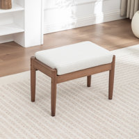 Juntier Upholstered Ottoman by Latitude Run