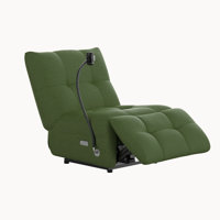 Power Recliner Chair With Wireless Charging - Electric Lift Recliner For Adults, 360lb Heavy Duty, Breathable 3d Mesh, Usb/type-c, Armless Design For by Wrought Studio