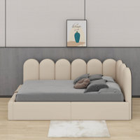 Twin Size Upholstered Daybed With Storage by Latitude Run