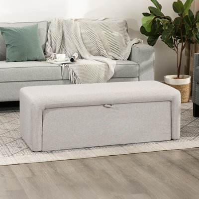 48" Side-opening Storage Ottoman Bench by Latitude Run