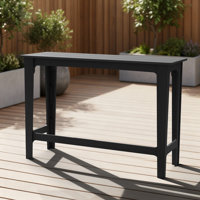 Bar Height Patio Table 60.2" Rectangle For Patio, Garden, Yard, Balcony, Poolside by Red Barrel Studio