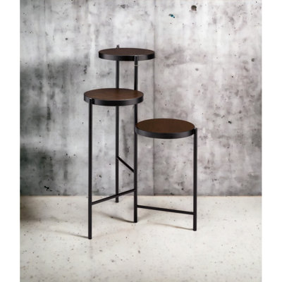 Namid Black Finish Plant Stand by 17 Stories