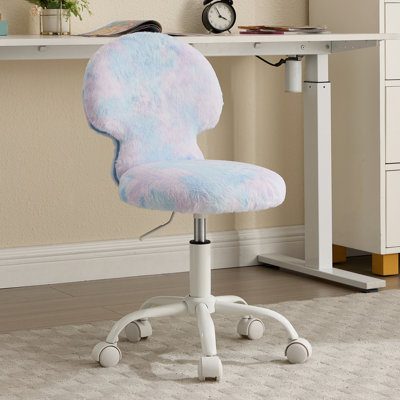 Mushroom Swivel Height Adjustment Kids Chair With Wheels by Ivy Bronx