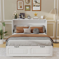 Fold Out Murphy Bed With Power Outlets by Latitude Run