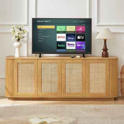 64-Inch Wave Shaped TV Stand by Dakota Fields