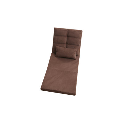 Triple Fold Down Sofa Bed, Adjustable Floor Couch Sofa With One Pillow, 5 Reclining Position, Convertible Upholstered Guest Sleeper by Latitude Run