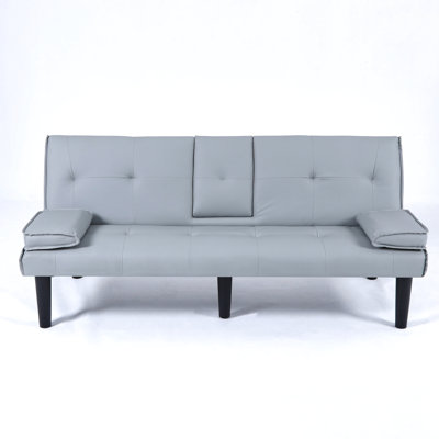 67 - Inch White Bed With Cup Holder And Adaptability To Dormitory Rest Areas 2 Seat Multi Functional Thoughtful For Various Scenarios by Ebern Designs