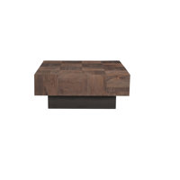 Camari Solid Wood Pedestal Coffee Table by Joss & Main