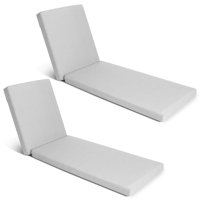 2Pcs Outdoor Olefin Chaise Lounge Cushion Cover, Only Covers by Latitude Run