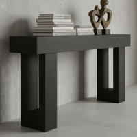 Narrow Wooden Side Table, Rectangular Living Room Table Beside The Sofa by George Oliver