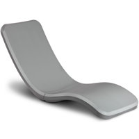 In Pool Lounge Chair - Waterproof & Weighted Chaise Lounger - Outdoor Pool Furniture for Patio or In Baja Shelf, Stone Blue by Coast Modern