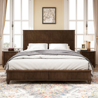 3-Piece Bedroom Set With A King Size Bed And 2 Nightstands by Latitude Run
