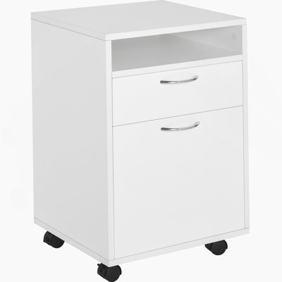 Mobile Storage Cabinet Office Cabinet Organizer With Drawer Under Desk Storage by Ebern Designs