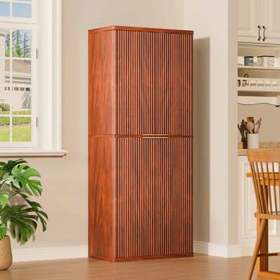 Kitchen Storage Cabinet With Doors, Shelve For Kitchen, Dining Room by George Oliver