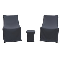 Patio Polywood Group Seating Set Outdoor Furniture Covers by Latitude Run