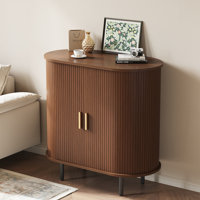 31.5" Sideboard Buffet Cabinet, Coffee Bar Cabinet & Console Table with 2 Sliding Doors, Storage Cabinet with Adjustable Shelf for Kitchen Entryway, W by Ebern Designs
