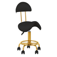 Saddle Chair Rolling Ergonomic Swivel Chair With Soft Comfortable Cushion And Wheels Hydraulic Adjustable Stool For Home Office Dental Tattoo Salon S by Ivy Bronx