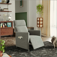 Electric Recliner Chair For Adults - Velvet Power Lift Recliner With Footrest & Padded Seat, Space Saving Recliner For Living Room