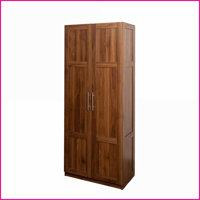 Pantry Cabinets with 2 Doors 3 Shelves, Freestanding Kitchen Storage | Particle Board+MDF