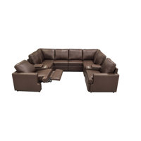 Niteshi Leather Match Power Recline Sectional by Hokku Designs