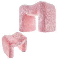Catargiu 2 - Piece Faux Fur Upholstered Ottoman