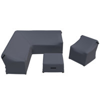 Sonnie Acacia Conversation Set Group Seating Patio Furniture Covers