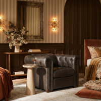 Burbank Traditional Genuine Leather  Dual Motor Power Recliner with Zero-Wall Function by Red Barrel Studio