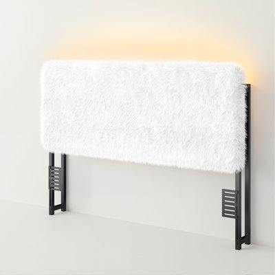Plush headboard