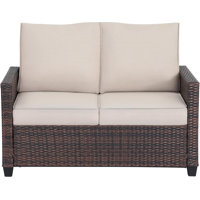 Outdoor Rattan Couch,patio Wicker Sofa by Dakota Fields