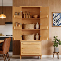 Kitchen Pantry Cabinet,For Elegant Storage And Organization by Latitude Run