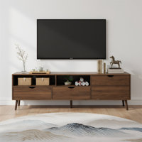 Mid Century Tv Stand For Tvs Up To 80