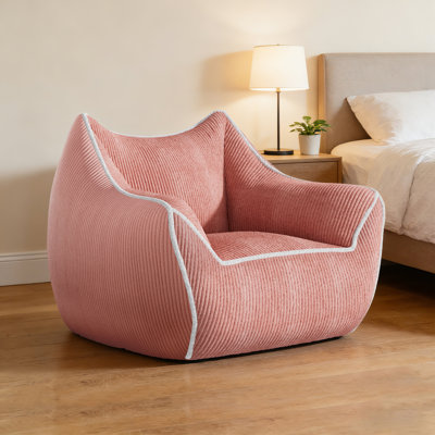 Giant Bean Bag Chair for Kids, Sponge-Filled, Supports Up to 550 lbs for Adults by Latitude Run