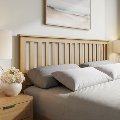 Malinda Mission Style King Panel Headboard