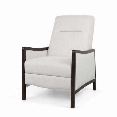 Fabric Upholstered With Recliner Function Chair Mid-Century Modern With Recliner Function Pushback Single With Recliner Function Sofa With Thicker Sea