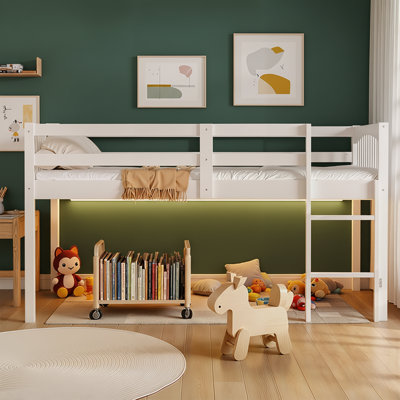 Single Half-Height Full Toddler Bed by Harriet Bee