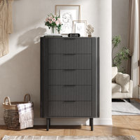 5 - Drawer Dresser, 49.21" H by Ebern Designs