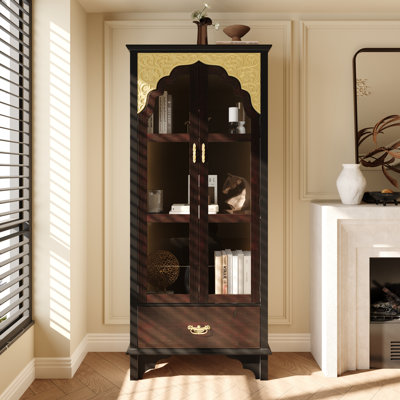 71”H China Cabinet With 2 Doors by Astoria Grand