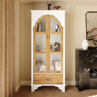 71”H China Cabinet With 2 Doors by Astoria Grand