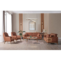 Koli 4 - Piece Living Room Set by Everly Quinn