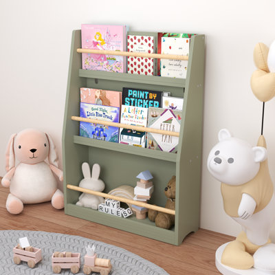 3 Tier Kids Book Shelf,Kids Book Rack by Latitude Run