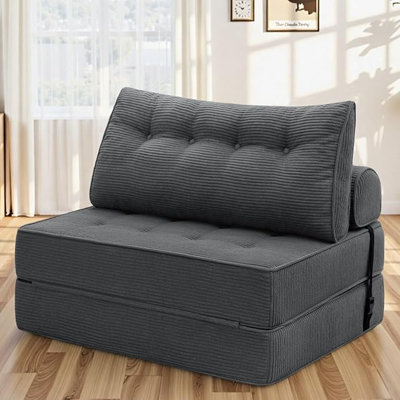 Modular Floor Couch System Convertible Sofa Bed for Compact Living Spaces