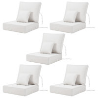 Outdoor Chair Cushions 24 x 24  x 6  Inch, Outdoor Replacement Cushion, Back & Seat Patio Cushions for Outdoor Furniture,  Weather Resistant Patio Cha by Latitude Run
