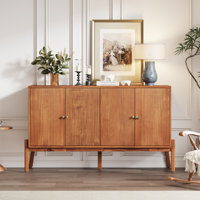 57" Sideboard With 4-Door Storage Cabinet by George Oliver
