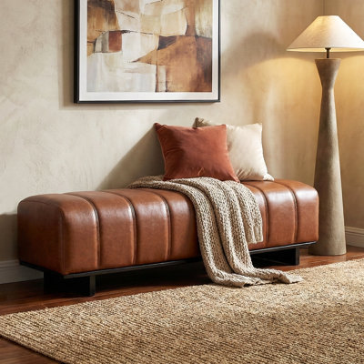 Herod Modern Upholstered Dining Bench with Rubber Wood Legs and Channel Tufting by Latitude Run