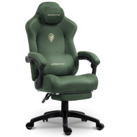 Big and Tall Gaming Chair with Footrest and Suede Fabric, Office Game Chair with Pocket Spring Cushion, High Back Ergonomic for Adults, 440LBS by Wrought Studio